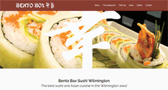 Desktop Screenshot of bentoboxsushi.com