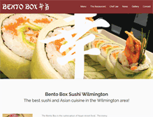 Tablet Screenshot of bentoboxsushi.com
